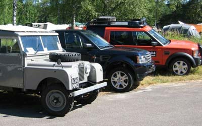 Various types of Land Rover